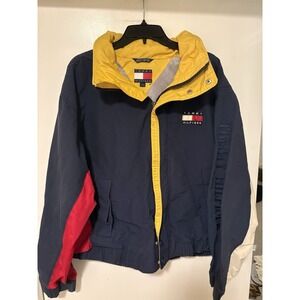 Vintage Tommy Hilfiger Colorblock Windbreaker Jacket Size L